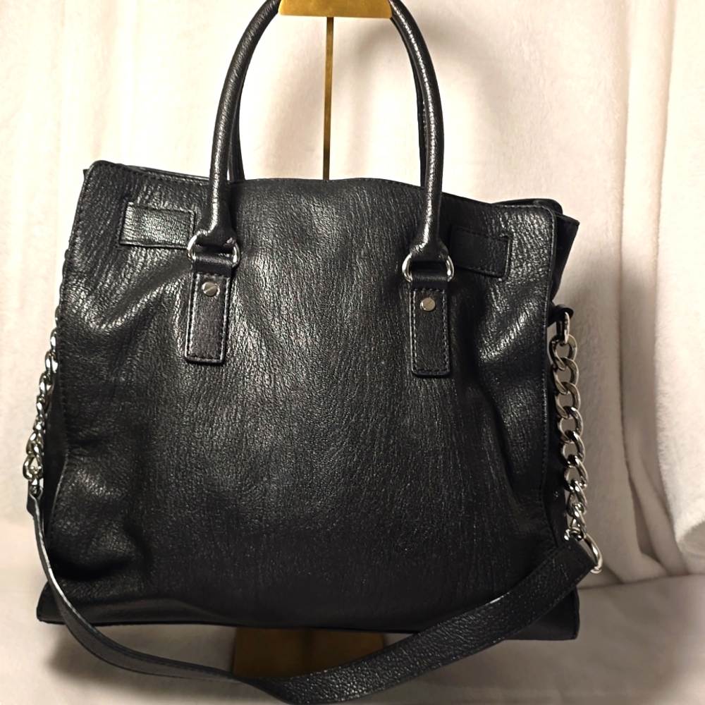 Michael Kors Hamilton Slouch Satchel With Lock and Key - Picture 2 of 16